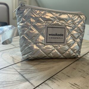 Silver Quilted Women's Bag
